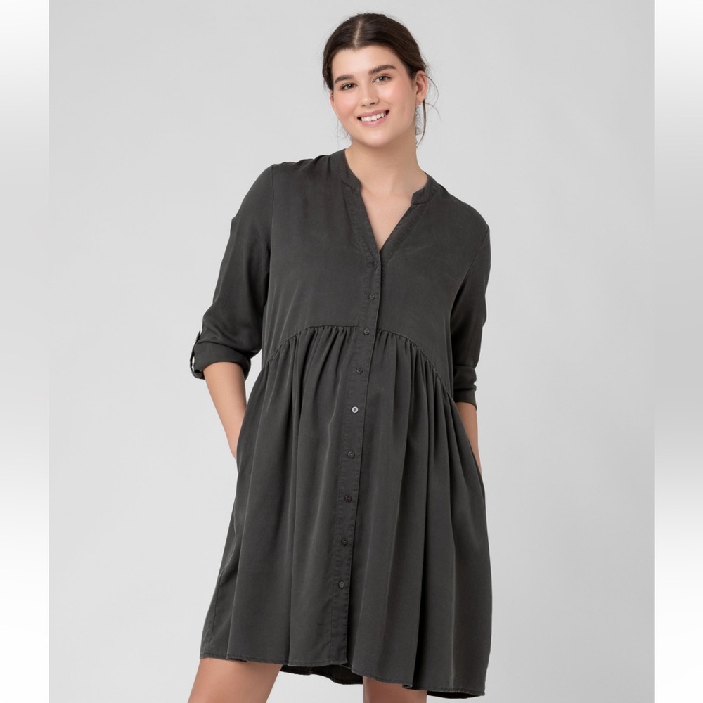 RIPE Demi Tencel Dress Olive - XL
